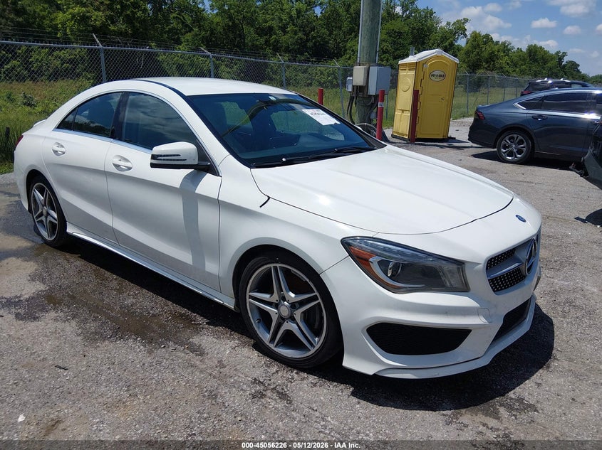 2015 Mercedes-benz Cla-klasse VIN WDDSJ4EB9FN171662 IAAI salvage auction — ENGINE DAMAGE, Wait Title, sold $1,050 on 2026-08-18 (photo 1)