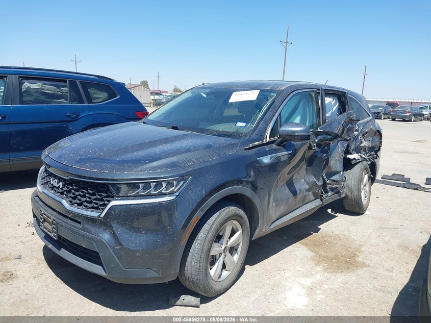 2022 Kia Sorento VIN 5XYRGDLC1NG106278 IAAI salvage auction — LEFT SIDE, Salvage (Texas), sold $5,000 on 2026-07-07 (photo 2)