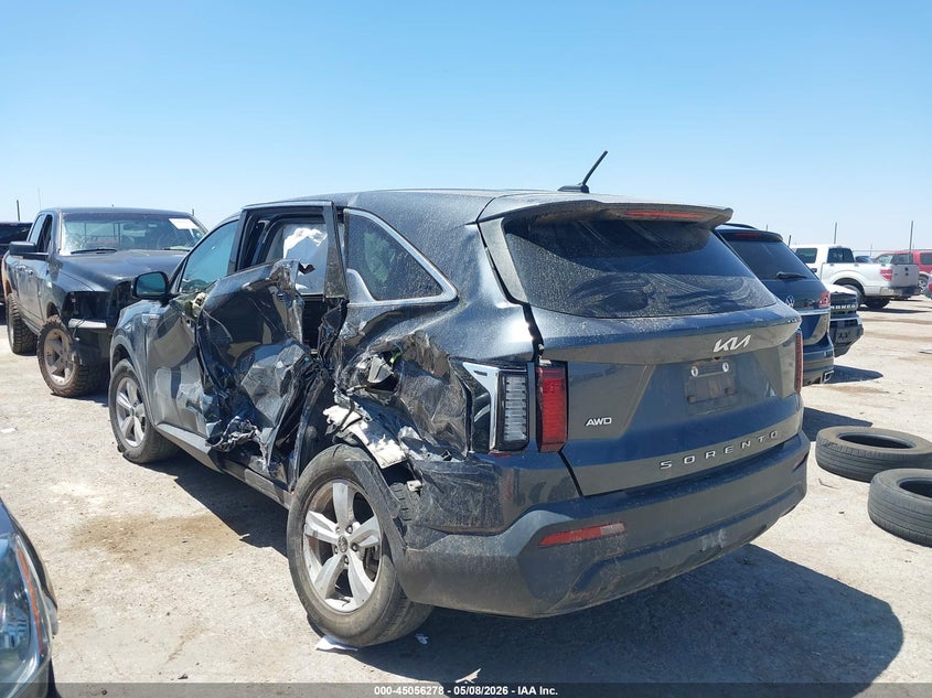2022 Kia Sorento VIN 5XYRGDLC1NG106278 IAAI salvage auction — LEFT SIDE, Salvage (Texas), sold $5,000 on 2026-07-07 (photo 3)