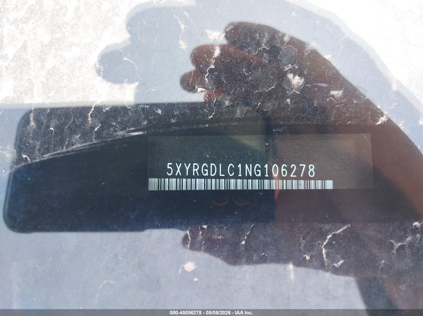 2022 Kia Sorento VIN 5XYRGDLC1NG106278 IAAI salvage auction — LEFT SIDE, Salvage (Texas), sold $5,000 on 2026-07-07 (photo 9)