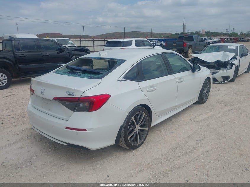 2024 Honda Civic VIN 2HGFE1F92RH332992 IAAI salvage auction — HAIL, Original (Texas), sold $9,100 on 2026-07-30 (photo 4)