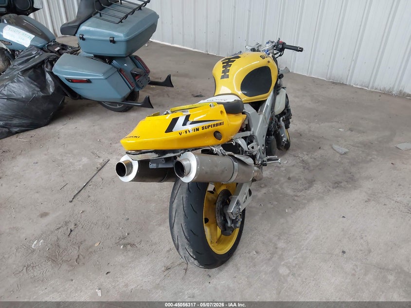 2002 Suzuki Tl1000 VIN JS1VT52A022101041 IAAI salvage auction — FRONT & REAR, Salvage (Texas), sold $25 on 2026-07-07 (photo 4)