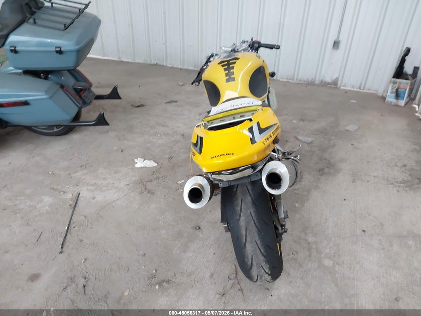 2002 Suzuki Tl1000 VIN JS1VT52A022101041 IAAI salvage auction — FRONT & REAR, Salvage (Texas), sold $25 on 2026-07-07 (photo 6)