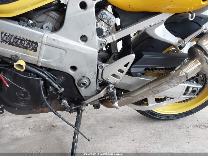2002 Suzuki Tl1000 VIN JS1VT52A022101041 IAAI salvage auction — FRONT & REAR, Salvage (Texas), sold $25 on 2026-07-07 (photo 9)