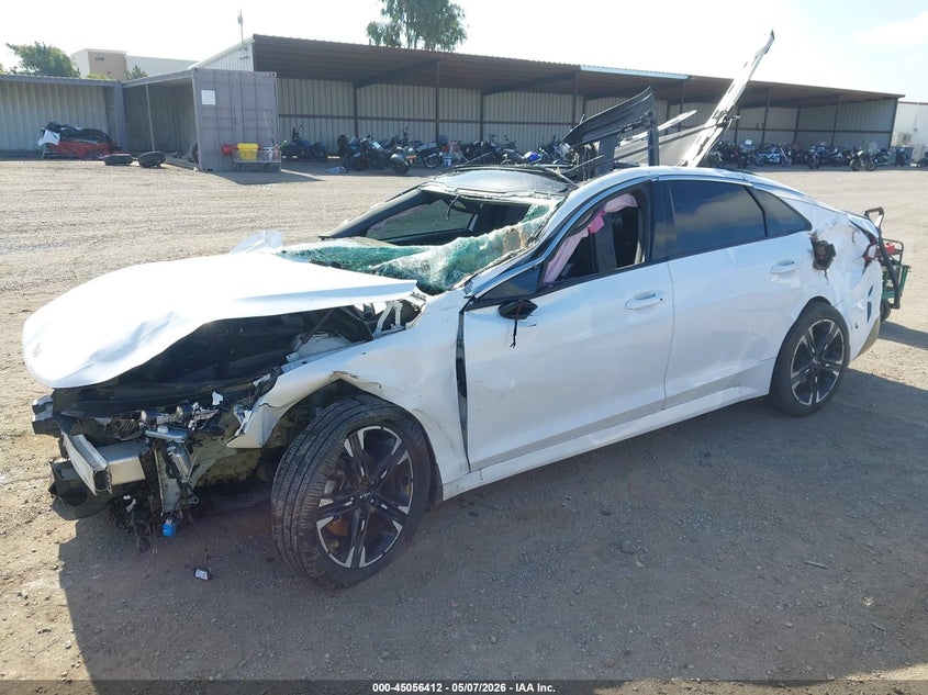 2022 Kia K5 VIN 5XXG64J29NG112936 IAAI salvage auction — ROLLOVER, Salvage (California), sold $875 on 2026-07-13 (photo 2)