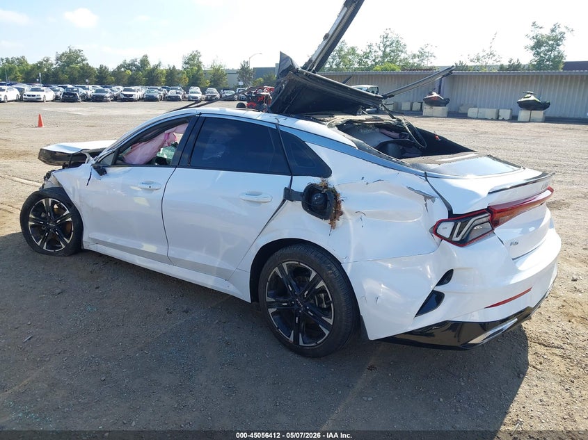 2022 Kia K5 VIN 5XXG64J29NG112936 IAAI salvage auction — ROLLOVER, Salvage (California), sold $875 on 2026-07-13 (photo 3)