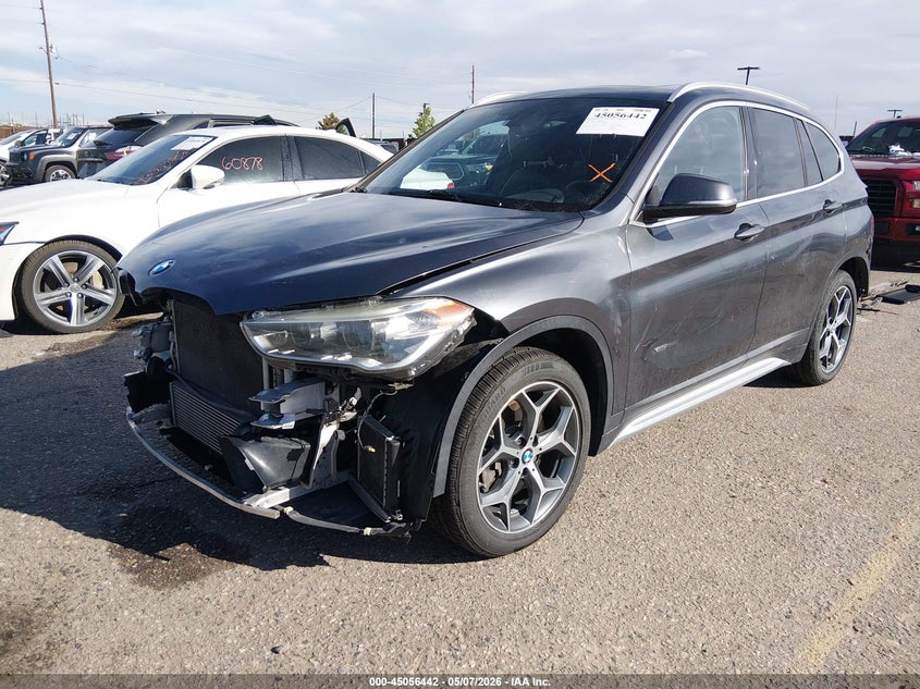 2017 BMW X1 VIN WBXHT3C35H5F73045 IAAI salvage auction — FRONT & REAR, Salvage (Colorado), sold $2,550 on 2026-07-21 (photo 2)
