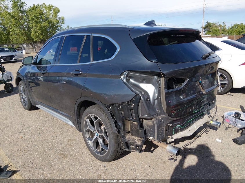2017 BMW X1 VIN WBXHT3C35H5F73045 IAAI salvage auction — FRONT & REAR, Salvage (Colorado), sold $2,550 on 2026-07-21 (photo 3)