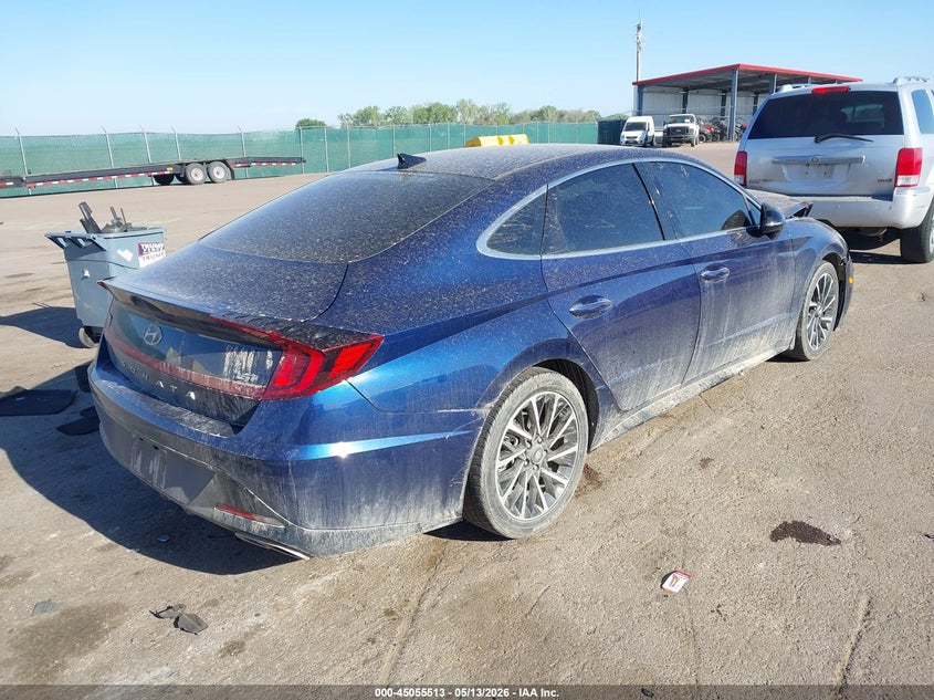 2020 Hyundai Sonata VIN 5NPEJ4J20LH019746 IAAI salvage auction — FRONT END, Regular (South Dakota), sold $2,825 on 2026-07-21 (photo 4)