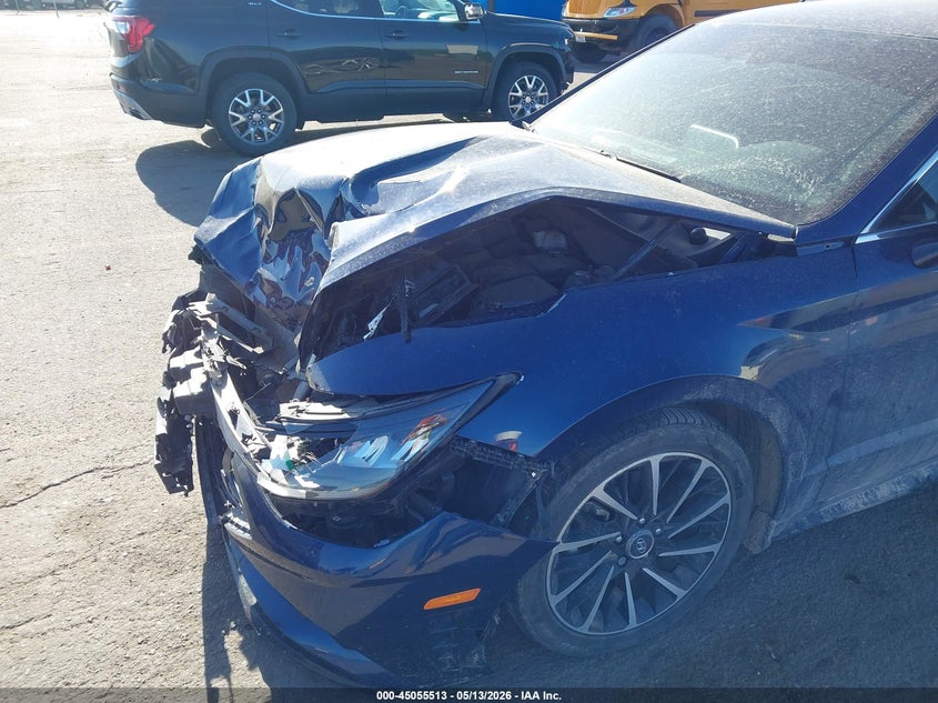 2020 Hyundai Sonata VIN 5NPEJ4J20LH019746 IAAI salvage auction — FRONT END, Regular (South Dakota), sold $2,825 on 2026-07-21 (photo 6)