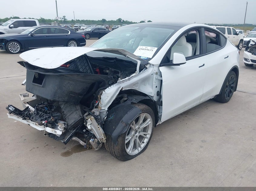 2023 Tesla Model y VIN 7SAYGAEE3PF896852 IAAI salvage auction — FRONT END, Salvage (Texas), sold $5,900 on 2026-07-10 (photo 2)