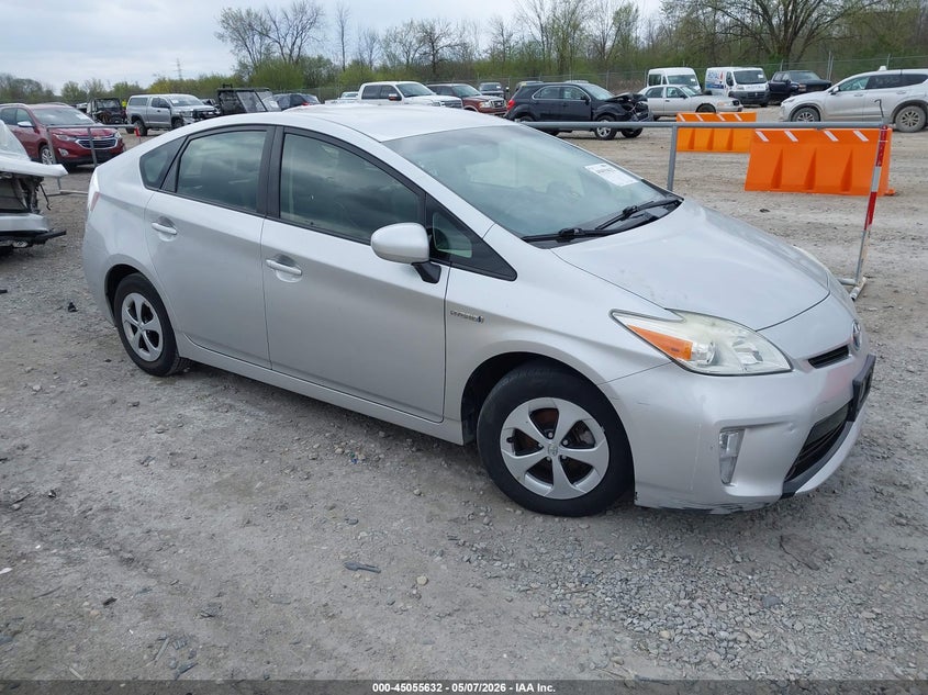 2013 Toyota Prius VIN JTDKN3DU9D1728909 IAAI salvage auction — FRONT END, Repossessed (Missouri), sold $25 on 2026-07-23 (photo 1)
