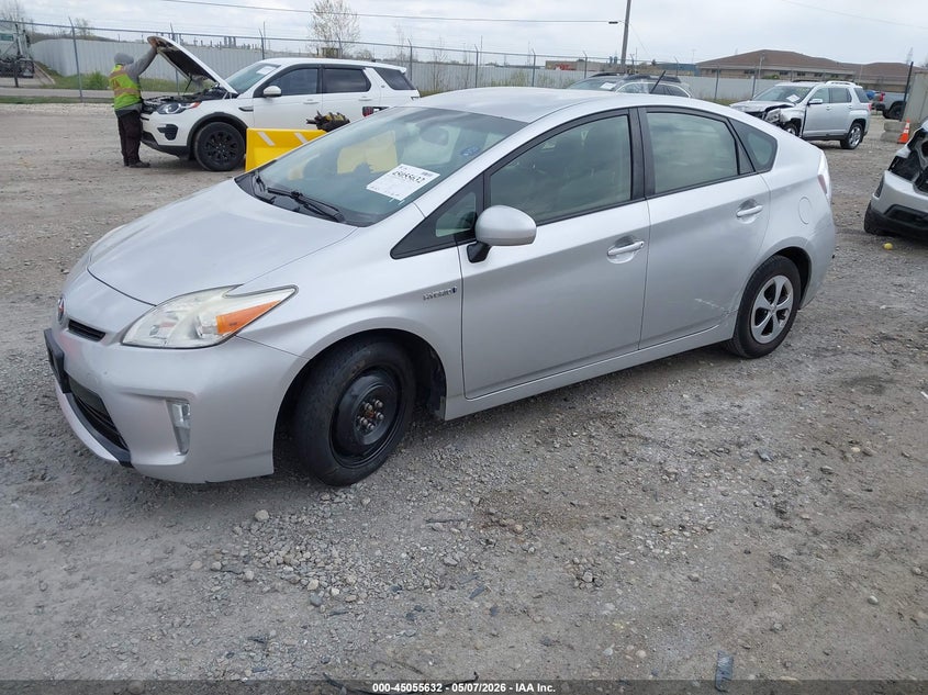 2013 Toyota Prius VIN JTDKN3DU9D1728909 IAAI salvage auction — FRONT END, Repossessed (Missouri), sold $25 on 2026-07-23 (photo 2)