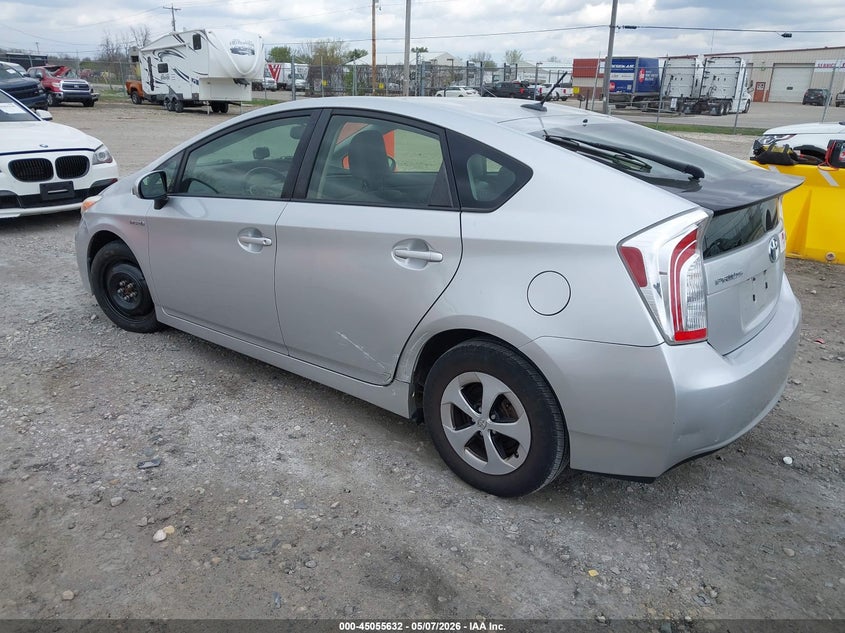 2013 Toyota Prius VIN JTDKN3DU9D1728909 IAAI salvage auction — FRONT END, Repossessed (Missouri), sold $25 on 2026-07-23 (photo 3)