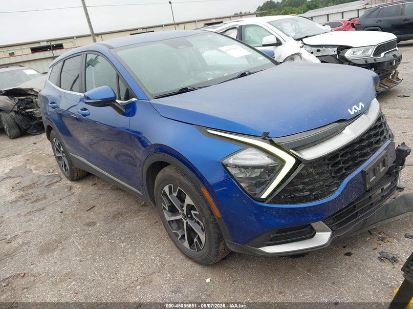 2023 Kia Sportage VIN 5XYK33AF2PG097548 IAAI salvage auction — FRONT END, Original (Texas), sold $4,600 on 2026-07-15 (photo 1)