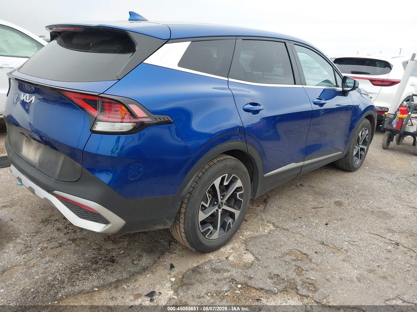 2023 Kia Sportage VIN 5XYK33AF2PG097548 IAAI salvage auction — FRONT END, Original (Texas), sold $4,600 on 2026-07-15 (photo 4)