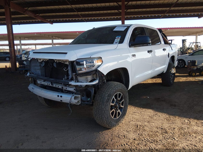 2019 Toyota Tundra VIN 5TFAY5F11KX780255 IAAI salvage auction — FRONT & REAR, Salvage (Arizona), sold $15,650 on 2026-07-14 (photo 2)