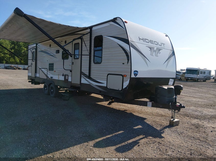 2019 Keystone rv Other VIN 4YDT28B2XK7242774 IAAI salvage auction — HAIL, Regular Certificate (Iowa), sold $6,600 on 2026-07-28 (photo 1)