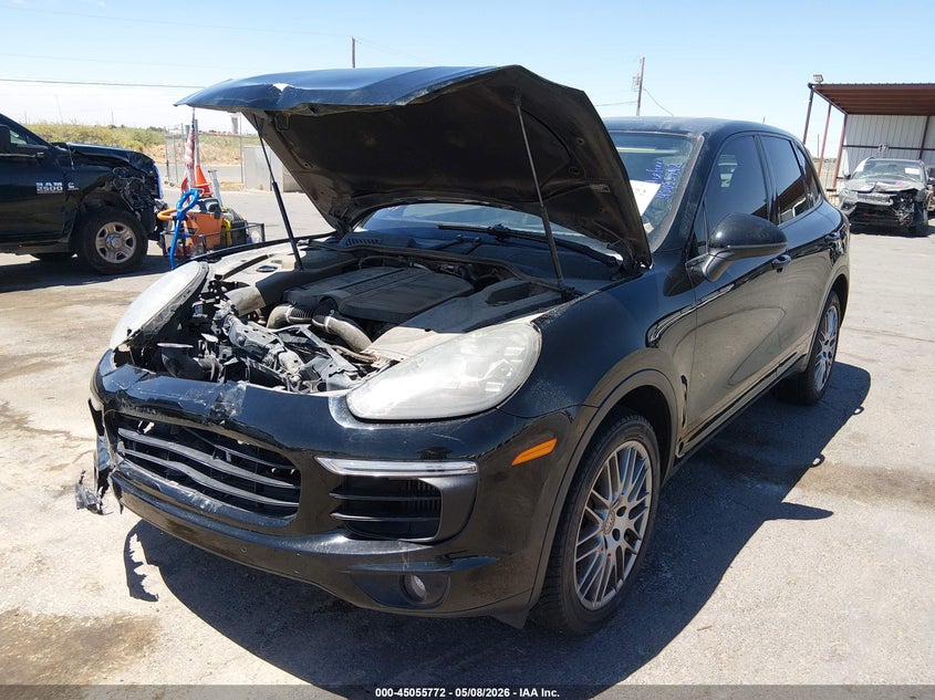 2017 Porsche Cayenne VIN WP1AB2A24HLA52959 IAAI salvage auction — FRONT END, Salvage (Texas), sold $3,250 on 2026-07-08 (photo 2)