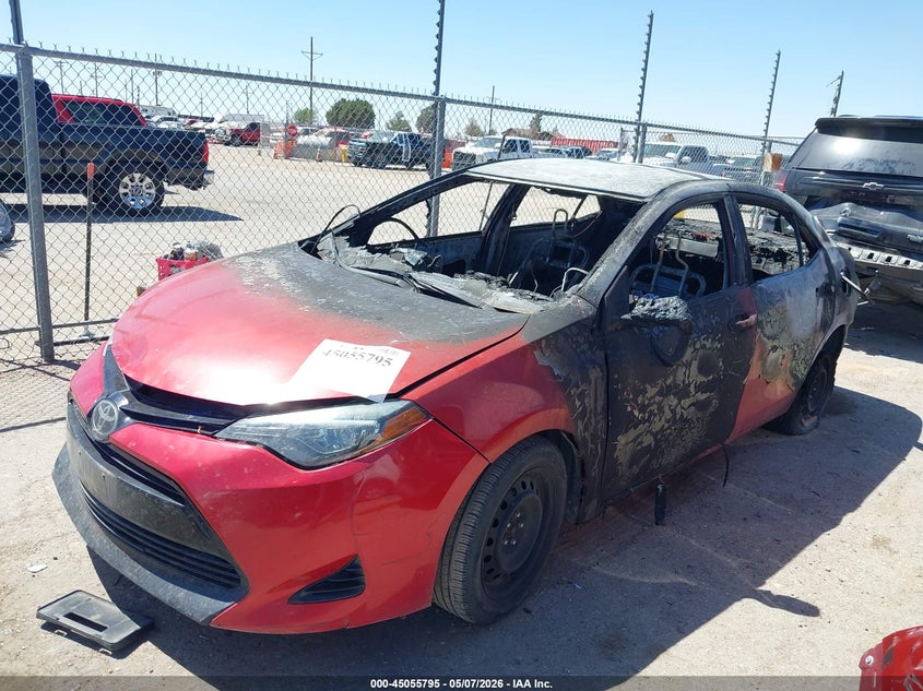 2018 Toyota Corolla VIN 5YFBURHE3JP819660 IAAI salvage auction — TOTAL BURN, Non-Repairable (Texas), sold $750 on 2026-07-07 (photo 2)