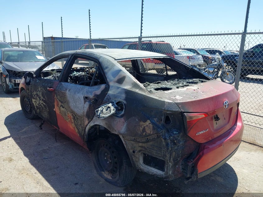2018 Toyota Corolla VIN 5YFBURHE3JP819660 IAAI salvage auction — TOTAL BURN, Non-Repairable (Texas), sold $750 on 2026-07-07 (photo 3)