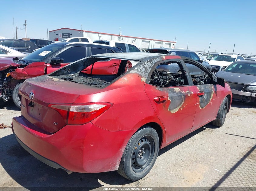 2018 Toyota Corolla VIN 5YFBURHE3JP819660 IAAI salvage auction — TOTAL BURN, Non-Repairable (Texas), sold $750 on 2026-07-07 (photo 4)