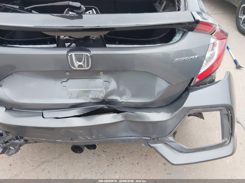 2020 Honda Civic VIN SHHFK7H40LU204970 IAAI salvage auction — FRONT & REAR, Salvage (Texas), sold $2,850 on 2026-07-07 (photo 6)
