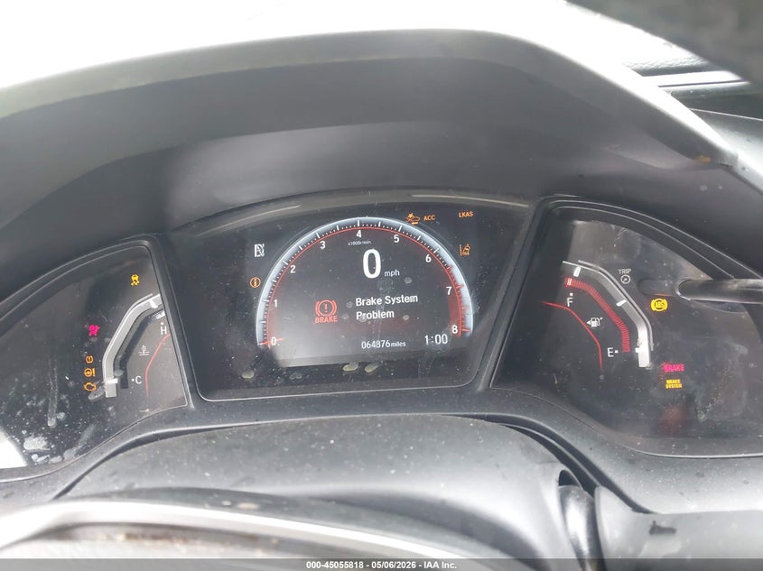 2020 Honda Civic VIN SHHFK7H40LU204970 IAAI salvage auction — FRONT & REAR, Salvage (Texas), sold $2,850 on 2026-07-07 (photo 7)