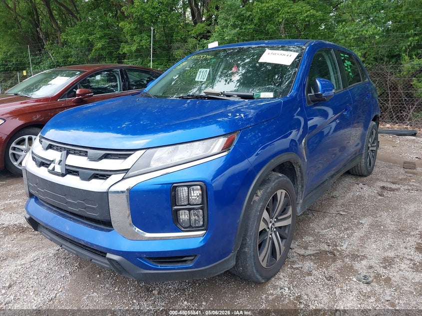 2021 Mitsubishi Outlander VIN JA4APVAU5MU010045 IAAI salvage auction — REAR END, Salvage (Indiana), sold $4,100 on 2026-07-08 (photo 2)