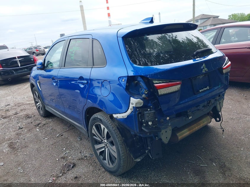 2021 Mitsubishi Outlander VIN JA4APVAU5MU010045 IAAI salvage auction — REAR END, Salvage (Indiana), sold $4,100 on 2026-07-08 (photo 3)