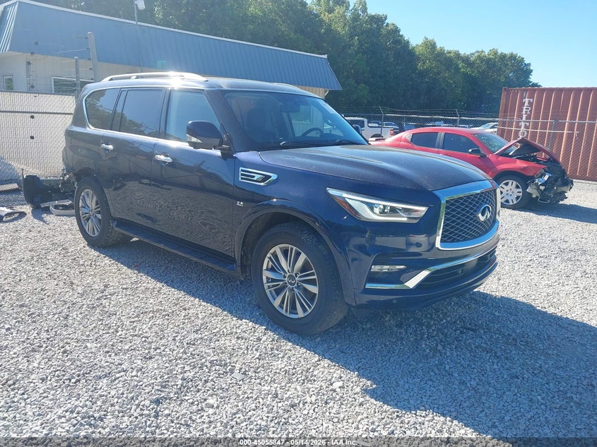 2020 Infiniti Qx80 VIN JN8AZ2NF3L9704703 IAAI salvage auction — REAR END, Salvage (Kentucky), sold $8,800 on 2026-07-28 (photo 1)