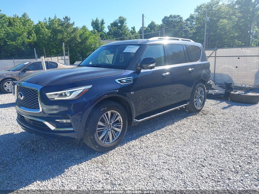 2020 Infiniti Qx80 VIN JN8AZ2NF3L9704703 IAAI salvage auction — REAR END, Salvage (Kentucky), sold $8,800 on 2026-07-28 (photo 2)