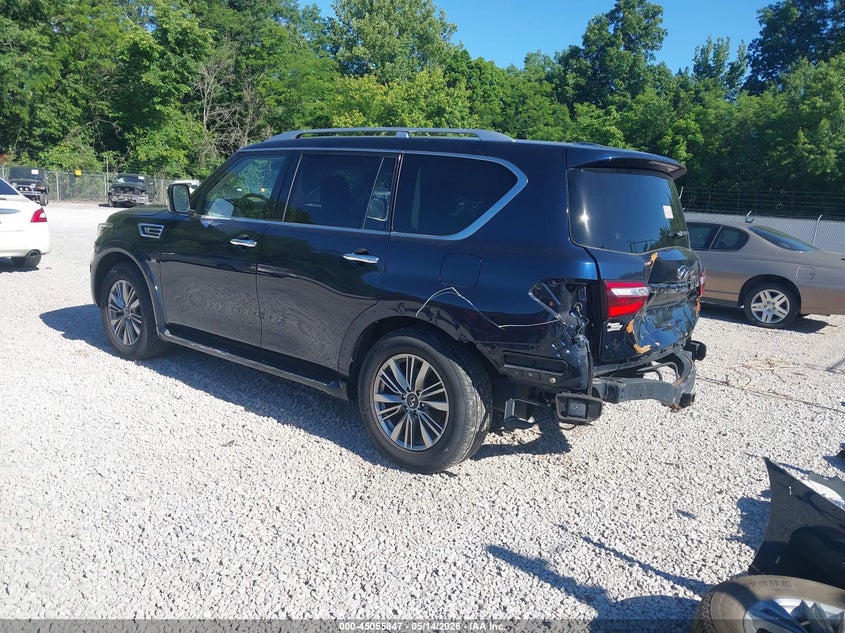 2020 Infiniti Qx80 VIN JN8AZ2NF3L9704703 IAAI salvage auction — REAR END, Salvage (Kentucky), sold $8,800 on 2026-07-28 (photo 3)