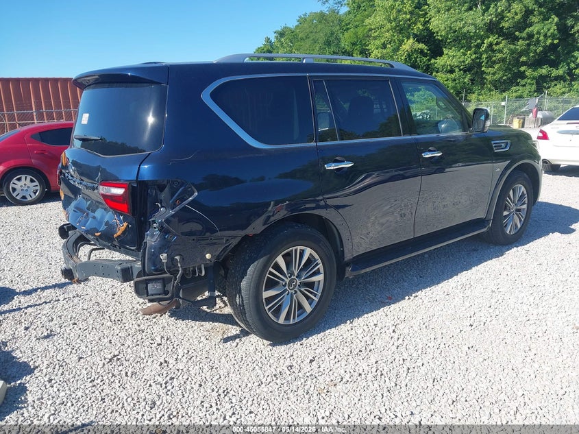 2020 Infiniti Qx80 VIN JN8AZ2NF3L9704703 IAAI salvage auction — REAR END, Salvage (Kentucky), sold $8,800 on 2026-07-28 (photo 4)