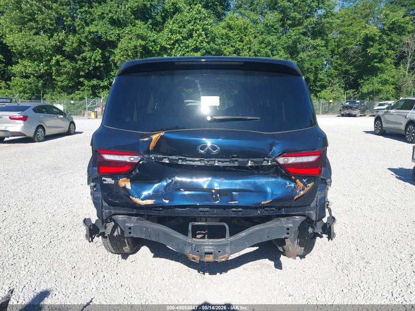 2020 Infiniti Qx80 VIN JN8AZ2NF3L9704703 IAAI salvage auction — REAR END, Salvage (Kentucky), sold $8,800 on 2026-07-28 (photo 6)