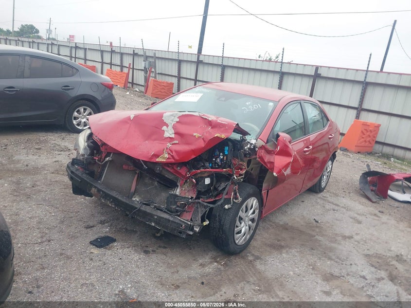 2017 Toyota Corolla VIN 5YFBURHE0HP652801 IAAI salvage auction — FRONT END, Salvage (Texas), sold $900 on 2026-07-22 (photo 2)