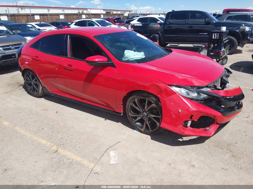 2018 Honda Civic VIN SHHFK7G48JU207131 IAAI salvage auction — FRONT & REAR, Salvage (Colorado), sold $3,150 on 2026-07-07 (photo 1)