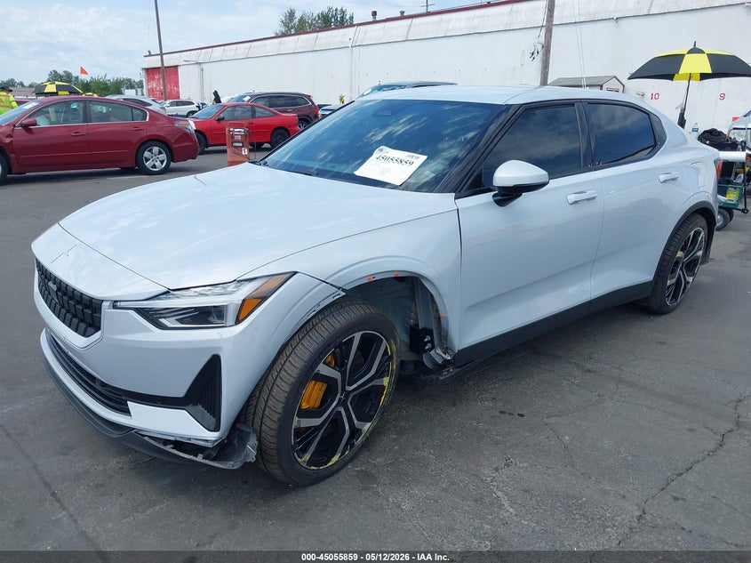 2022 Polestar 2 VIN LPSED3KA5NL060260 IAAI salvage auction — SIDE, Salvage (Oregon), sold $9,975 on 2026-09-10 (photo 2)