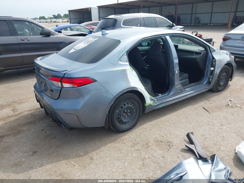 2023 Toyota Corolla VIN 5YFS4MCE2PP147822 IAAI salvage auction — RIGHT SIDE, Original (Texas), sold $5,750 on 2026-07-15 (photo 4)