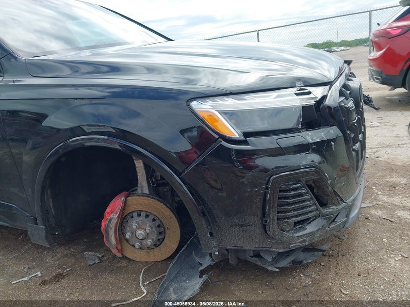 2025 Audi Q7 VIN WA1LVBF74SD020613 IAAI salvage auction — LEFT FRONT, Salvage (Texas), sold $18,600 on 2026-07-30 (photo 6)