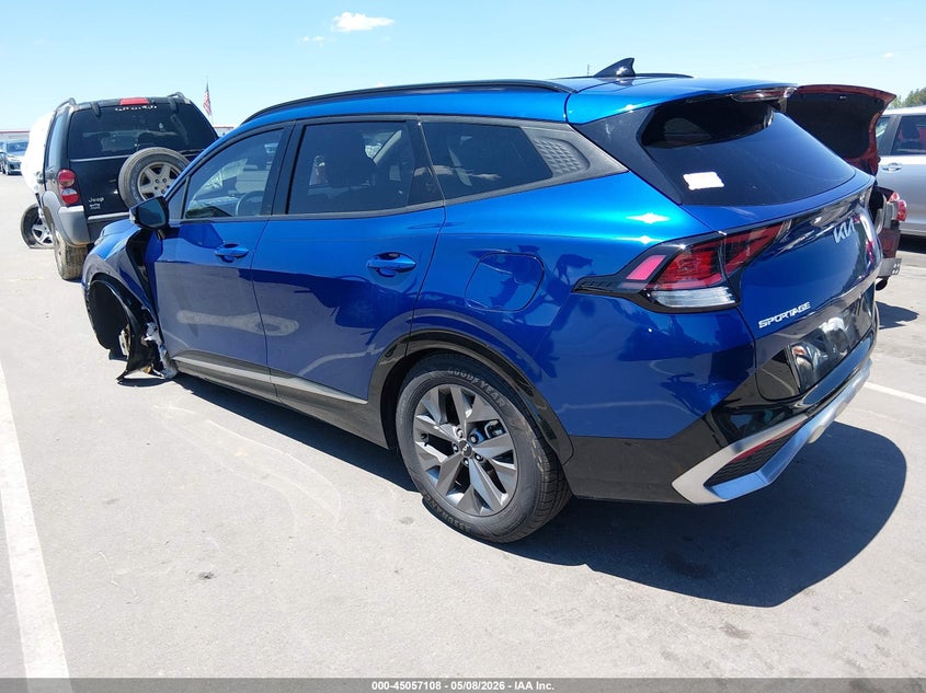 2024 Kia Sportage VIN 5XYK43DF9RG163038 IAAI salvage auction — LEFT FRONT, Salvage (North Carolina), sold $11,150 on 2026-07-22 (photo 3)