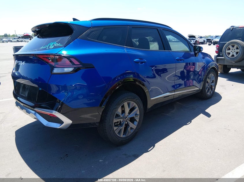 2024 Kia Sportage VIN 5XYK43DF9RG163038 IAAI salvage auction — LEFT FRONT, Salvage (North Carolina), sold $11,150 on 2026-07-22 (photo 4)