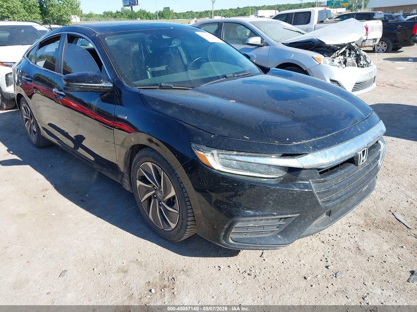 2019 Honda Insight VIN 19XZE4F96KE019667 IAAI salvage auction — HAIL, Clear (Oklahoma), sold $3,900 on 2026-07-08 (photo 1)