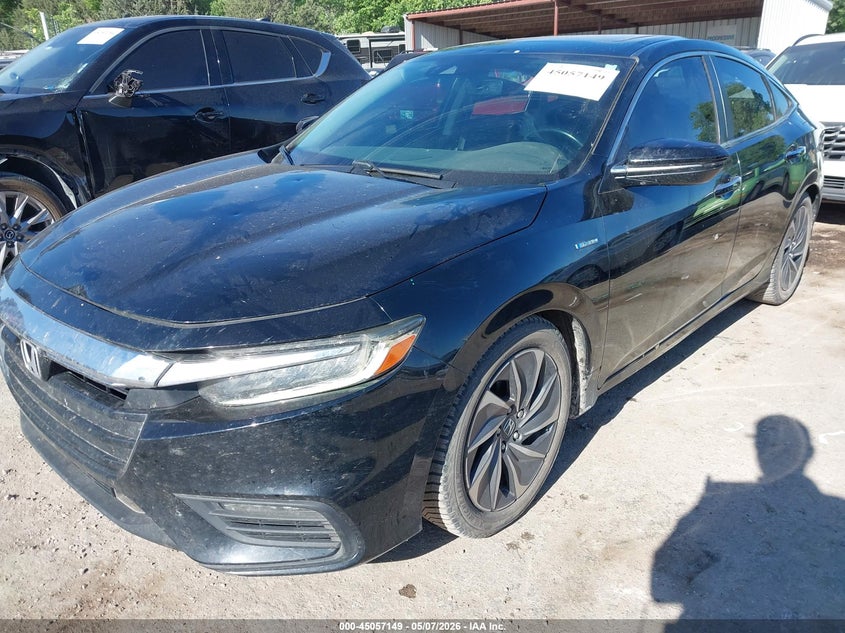 2019 Honda Insight VIN 19XZE4F96KE019667 IAAI salvage auction — HAIL, Clear (Oklahoma), sold $3,900 on 2026-07-08 (photo 2)