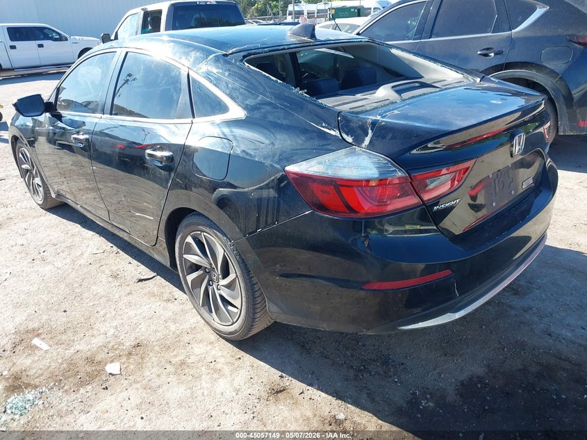 2019 Honda Insight VIN 19XZE4F96KE019667 IAAI salvage auction — HAIL, Clear (Oklahoma), sold $3,900 on 2026-07-08 (photo 3)