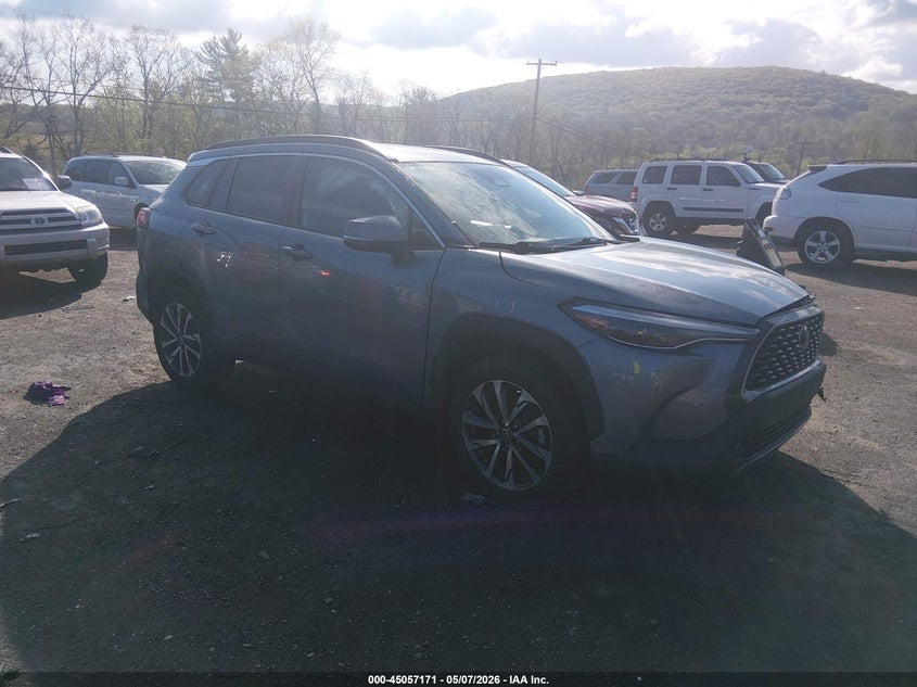 2023 Toyota Corolla cross VIN 7MUDAABG8PV064170 IAAI salvage auction — LEFT SIDE, Salvage (New Jersey), sold $5,800 on 2026-07-30 (photo 1)