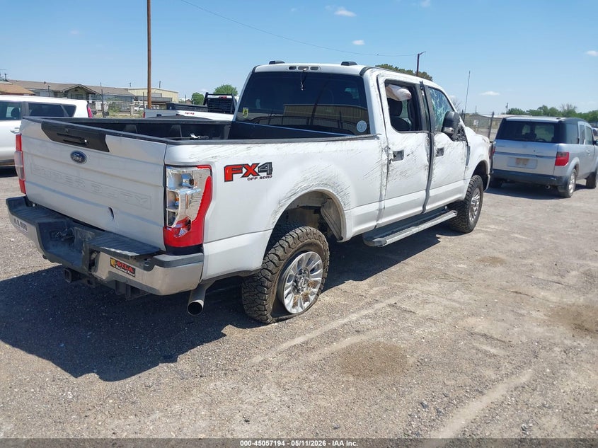 2022 Ford F250 VIN 1FT7W2BN8NED62993 IAAI salvage auction — RIGHT SIDE, Salvage (Texas), sold $9,650 on 2026-07-30 (photo 4)
