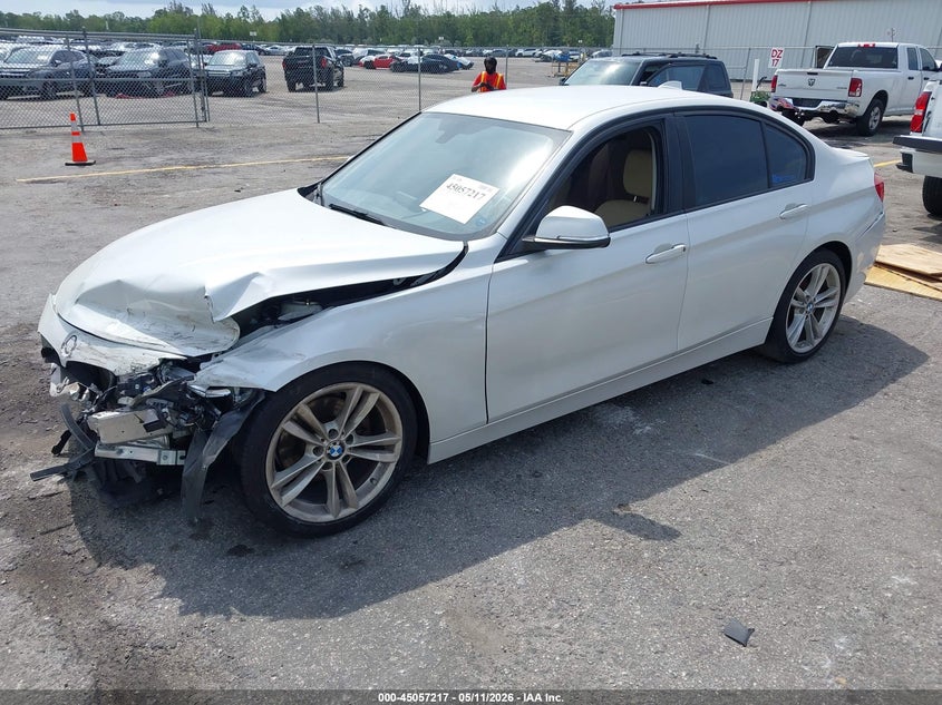 2018 BMW 3er VIN WBA8A9C59JAH12143 IAAI salvage auction — FRONT END, Certificate Of Destruction (Florida), sold $1,800 on 2026-07-26 (photo 2)