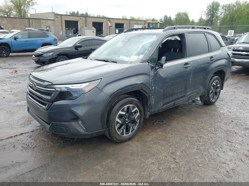 2025 Subaru Forester VIN JF2SLDDC2SH596004 IAAI salvage auction — FRONT END, Mv-907A (New York), sold $6,700 on 2026-07-09 (photo 2)