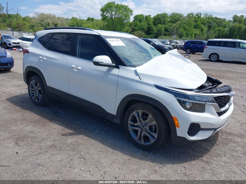 2022 Kia Seltos VIN KNDEU2AA4N7287550 IAAI salvage auction — FRONT END, Salvage (New Jersey), sold $3,900 on 2026-07-14 (photo 1)
